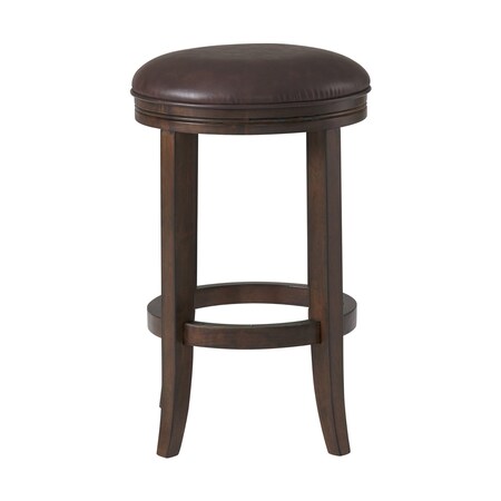 Alaterre Furniture Natick Counter Height Stool, Distressed Walnut ANNI05PDC